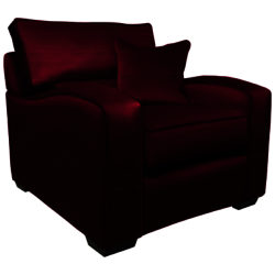 Duresta Trinity Armchair Brianza Red